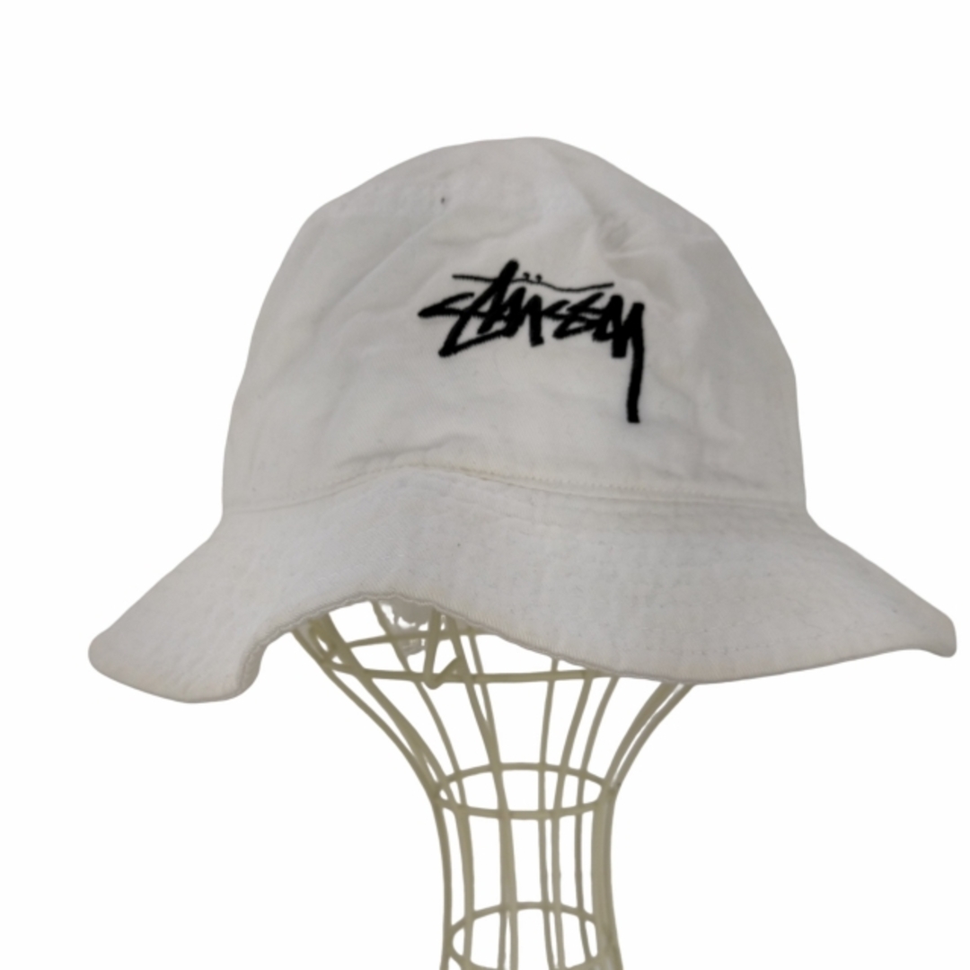 Stussy(ステューシー) ロゴ刺繍 バケットハット メンズ 帽子 ハット