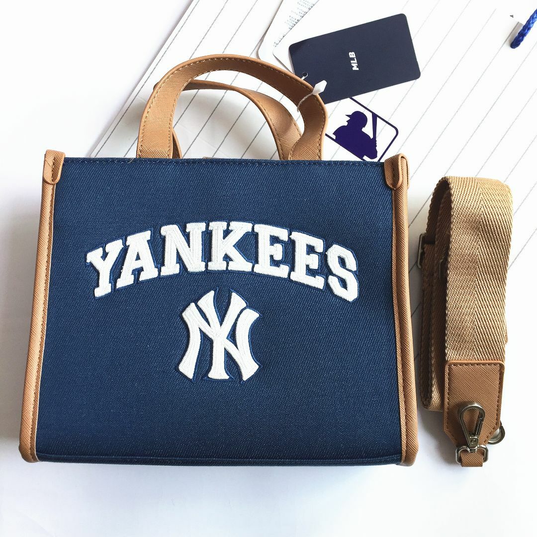 MLB(メジャーリーグベースボール)のMLB KOREA ショルダーバッグ トートバッグ ハンドバッグ ディスカウント レディースのバッグ(トートバッグ)の商品写真
