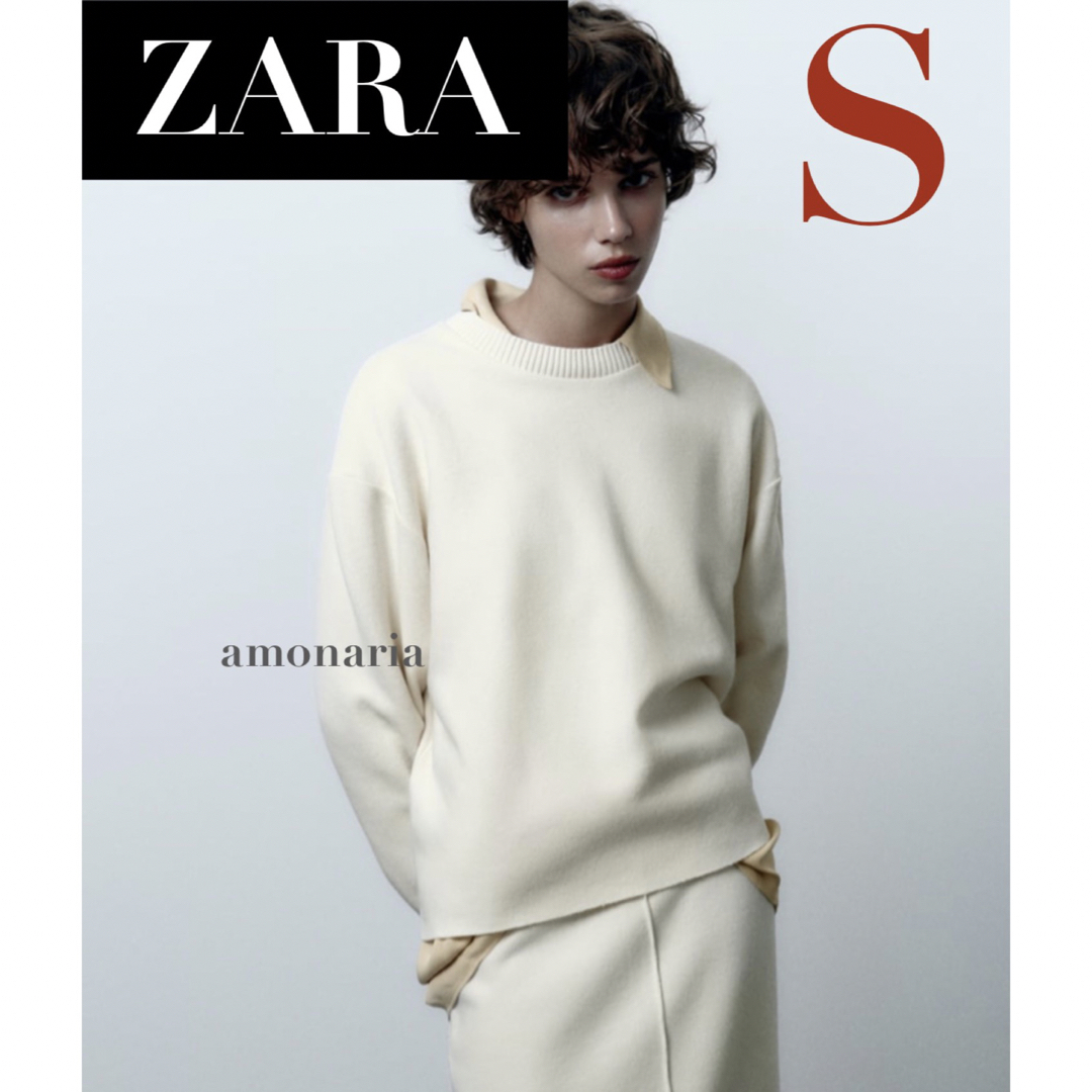 【12/3まで限定出品＊新品】ZARA ソフトセーター　ソフトニットセーターのサムネイル