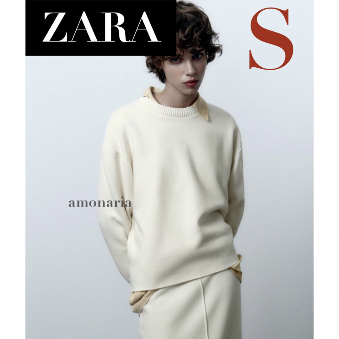 12/3まで限定出品*新品】ZARA ソフトセーター ソフトニットセーター-