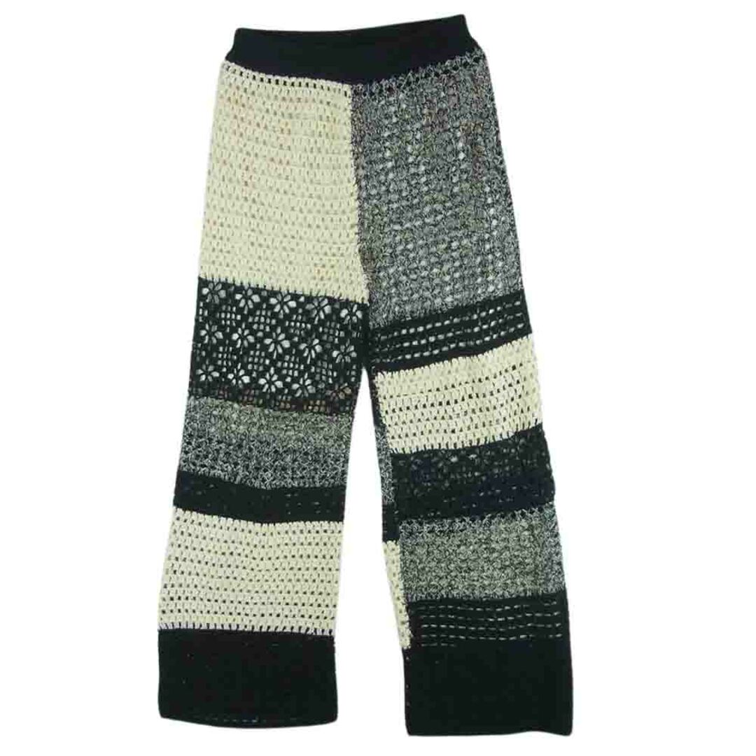 メゾンスペシャル MAISON SPECIAL 21231465320 Hand Multi Crochet Pants ハンド マルチ クロケット パンツ ベージュ系 ブラック系 グレー系 38