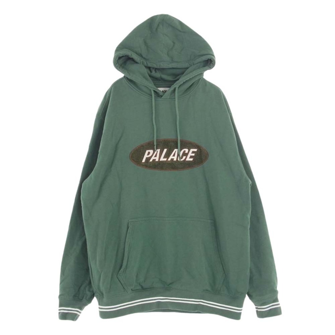 L肩幅パレス スケートボード palace skateboards パーカー Oval Hood プルオーバ― パーカー グリーン系 L