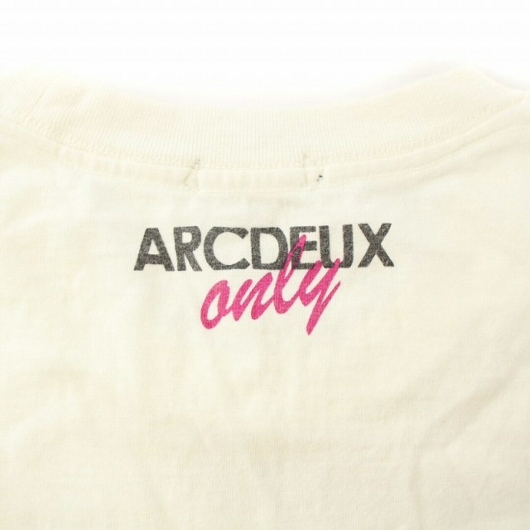 TMT ARCDEUX コラボ Tシャツ カットソー 半袖 L 白