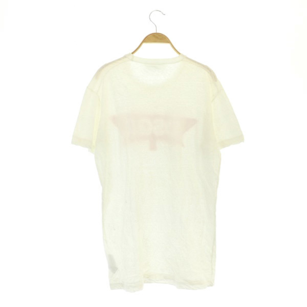 ディースクエアード Tシャツ カットソー 半袖 ロゴプリント イタリア製 S 白