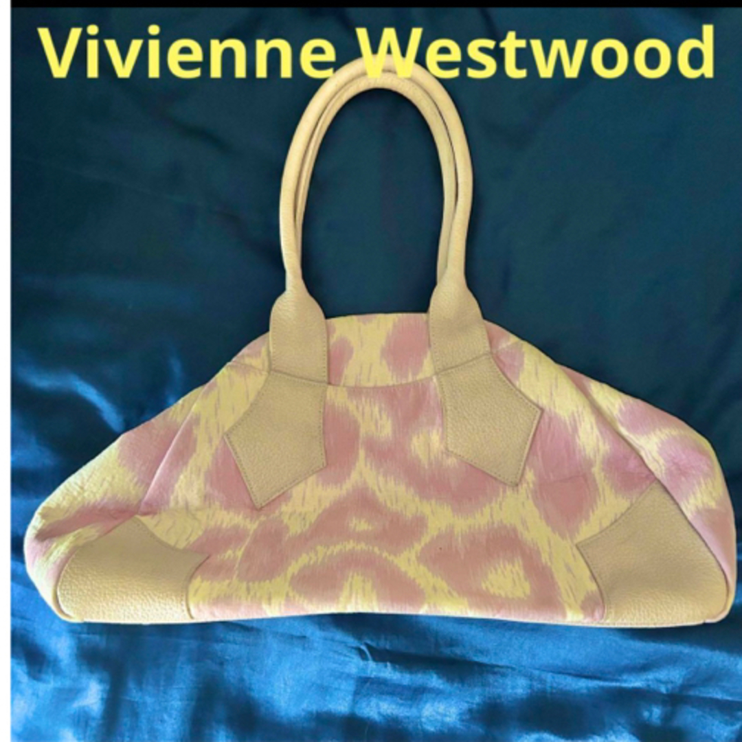 【廃盤レア】Vivienne Westwood ピンクレオパードバッグ