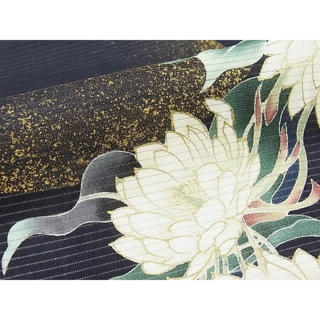 平和屋1□極上 夏物 東京友禅 手描き 加納知之 九寸名古屋帯 絽縮緬