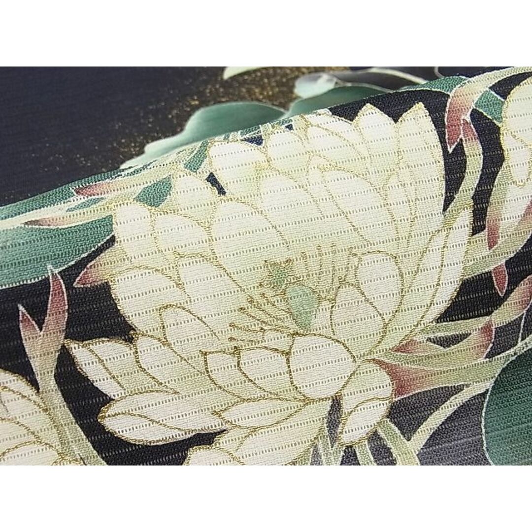平和屋1□極上 夏物 東京友禅 手描き 加納知之 九寸名古屋帯 絽縮緬