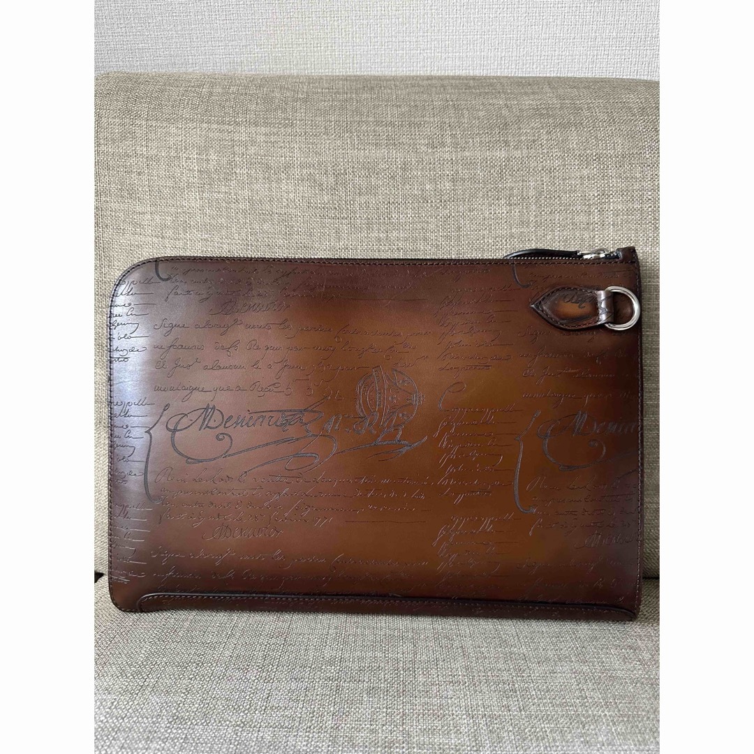 BERLUTI - 定価27,3万 ベルルッティ ニノTGM スクリットレザー BERLUTI - 定価27,3万 ベルルッティ ニノTGM スクリットレザー