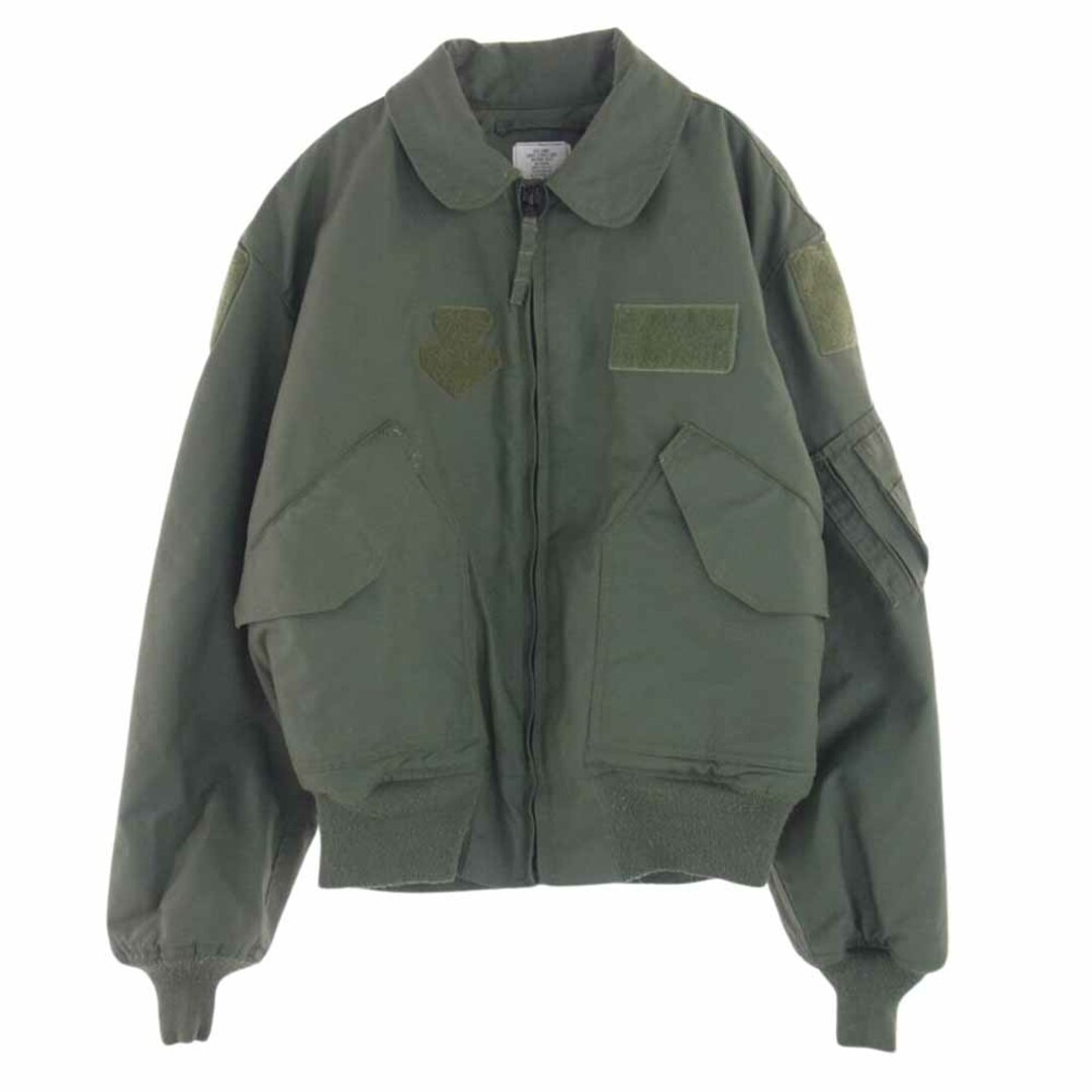 アメリカ軍 US ARMY ジャケット CWU45-P VALLEY APPAREL バレイアパレル ミリタリー フライト ジャケット カーキ系 L