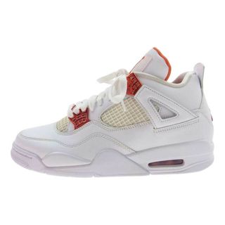 ナイキ(NIKE)のNIKE ナイキ スニーカー CT8527-118 Air Jordan 4 Retro White Team Orange エアジョーダン4 レトロ ホワイト チームオレンジ スニーカー ホワイト系 26cm【美品】【中古】(スニーカー)