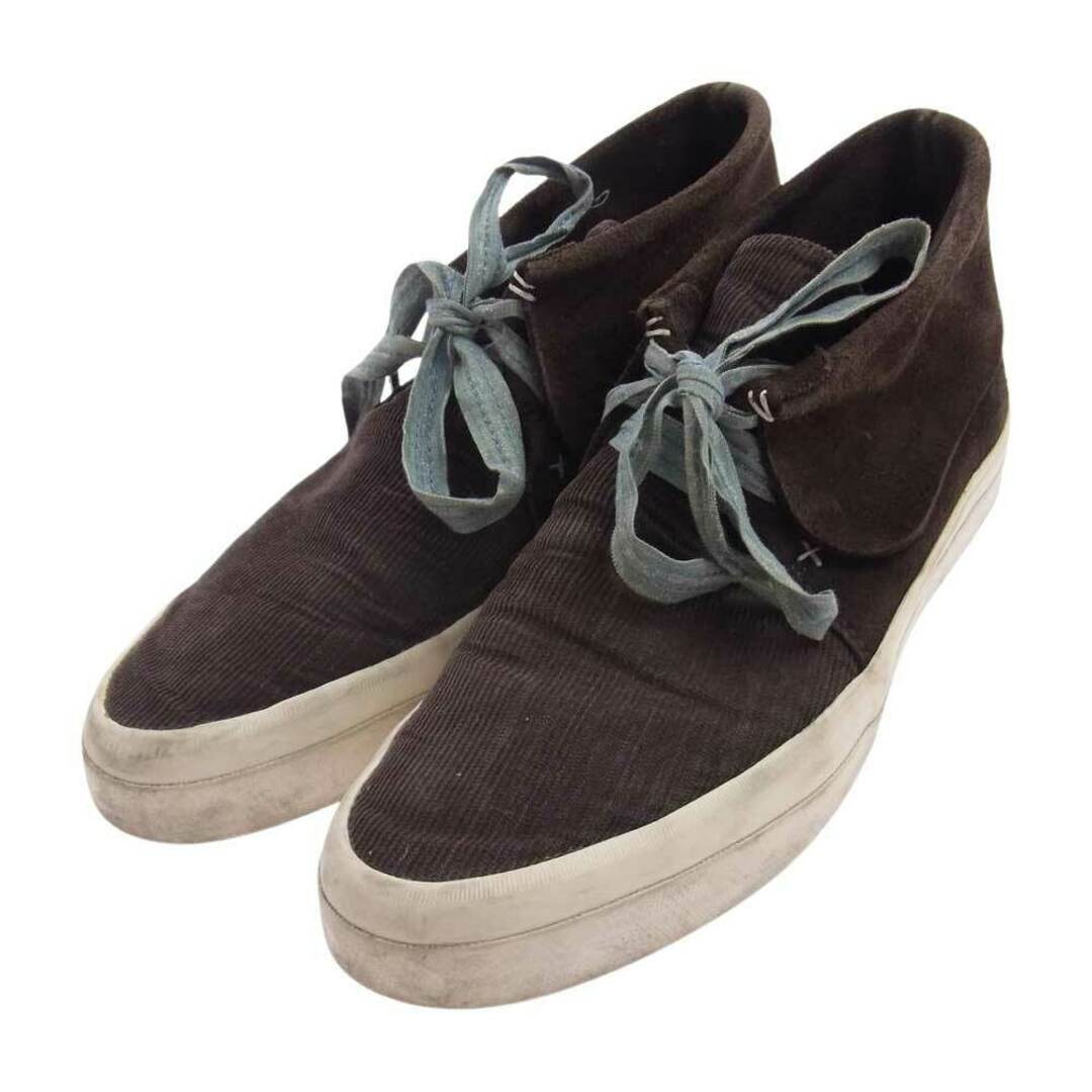 VISVIM(ヴィスヴィム)のVISVIM ビズビム スニーカー FLYNT LOW コーデュロイ スエード チャッカ モカシン スニーカー ダークブラウン系 US8.5【中古】 メンズの靴/シューズ(スニーカー)の商品写真