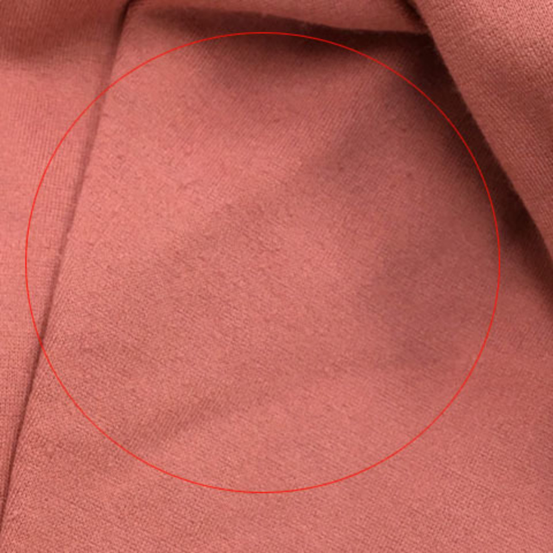 ViS(ヴィス)のビス パンツ ストレート 無地 裏起毛 スリット センターシーム M ピンク レディースのパンツ(その他)の商品写真