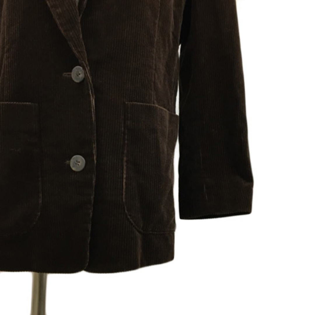 CORDIER(コルディア)のコルディア ジャケット テーラード コーデュロイ ブローチ 長袖 42 茶 レディースのジャケット/アウター(その他)の商品写真
