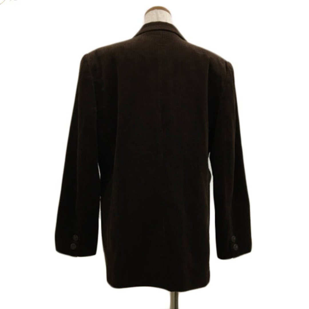 CORDIER(コルディア)のコルディア ジャケット テーラード コーデュロイ ブローチ 長袖 42 茶 レディースのジャケット/アウター(その他)の商品写真