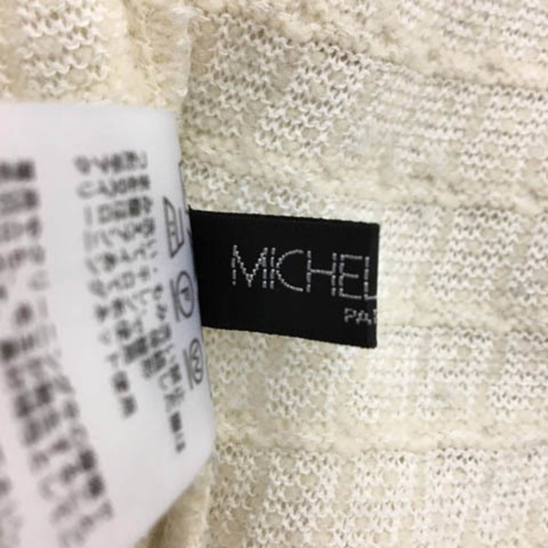 MICHEL KLEIN(ミッシェルクラン)のミッシェルクラン セーター ニット モックネック ウール 長袖 38 白 レディースのトップス(ニット/セーター)の商品写真