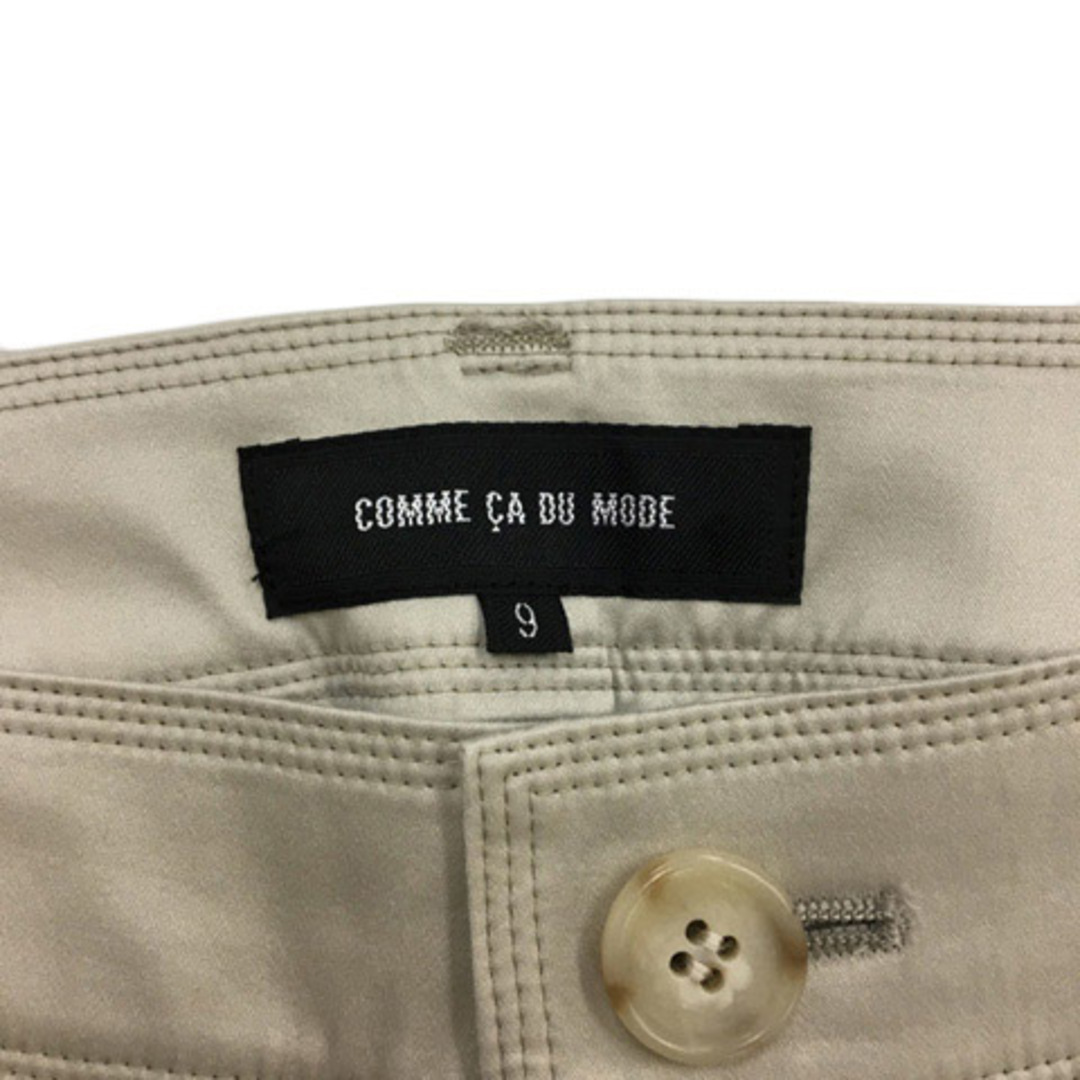 COMME CA DU MODE(コムサデモード)のコムサデモード パンツ スラックス テーパード クロップド 9 グレー レディースのパンツ(その他)の商品写真