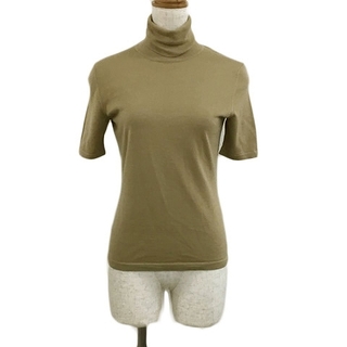 アンタイトル(UNTITLED)のアンタイトル セーター ニット プルオーバー ウール 半袖 2 ベージュ 茶(ニット/セーター)