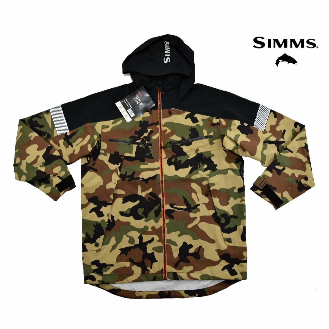 Simms☆シムス CX ジャケット size:M ウッドランドカモ フィッシング Simms☆シムス CX ジャケット size:M ウッドランドカモ フィッシング