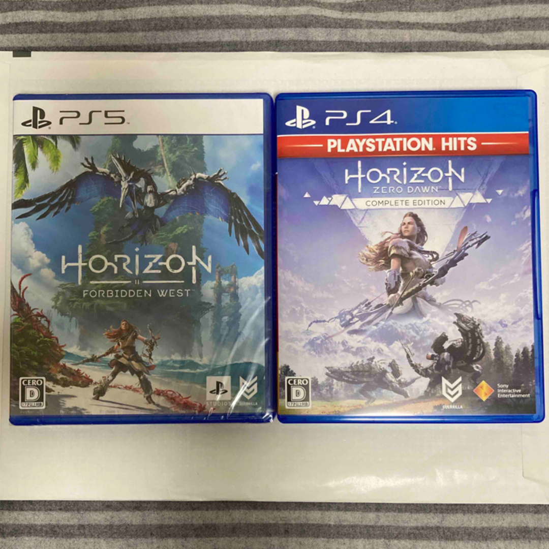 PlayStation(プレイステーション)のHorizon Forbidden West PS5 エンタメ/ホビーのゲームソフト/ゲーム機本体(家庭用ゲームソフト)の商品写真