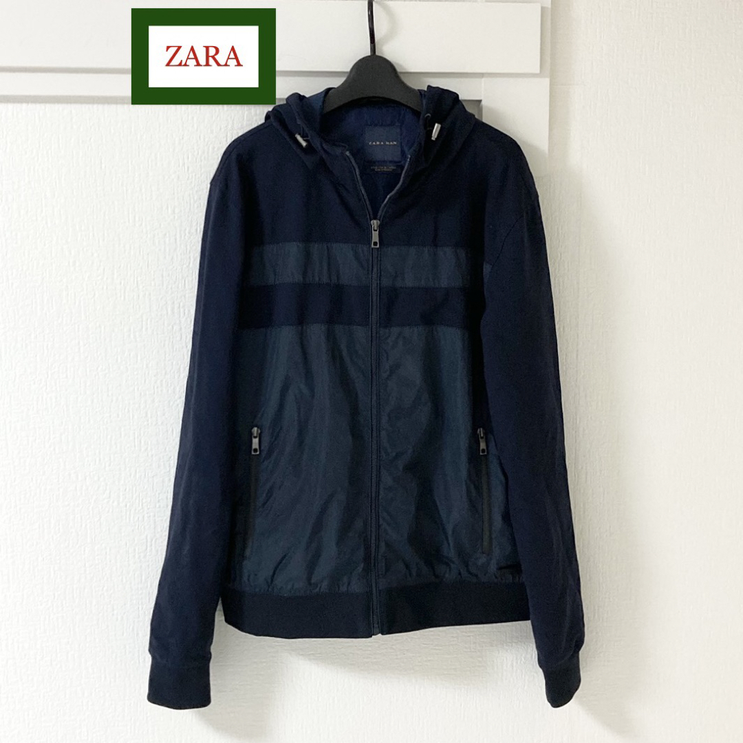 ZARA(ザラ)のザラ ZARA メンズ ストレッチ マウンテンパーカー メンズのジャケット/アウター(マウンテンパーカー)の商品写真