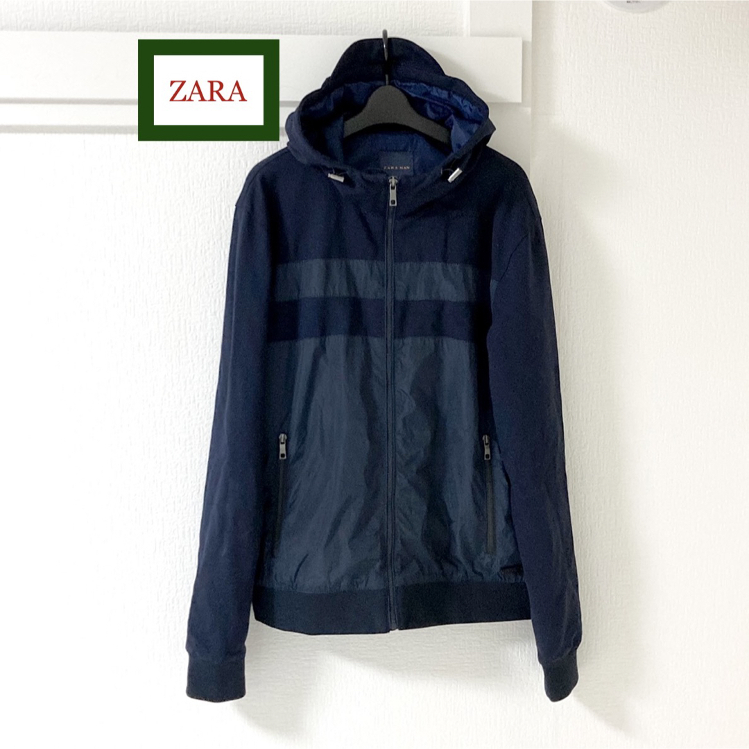 ZARA(ザラ)のザラ ZARA メンズ ストレッチ マウンテンパーカー メンズのジャケット/アウター(マウンテンパーカー)の商品写真