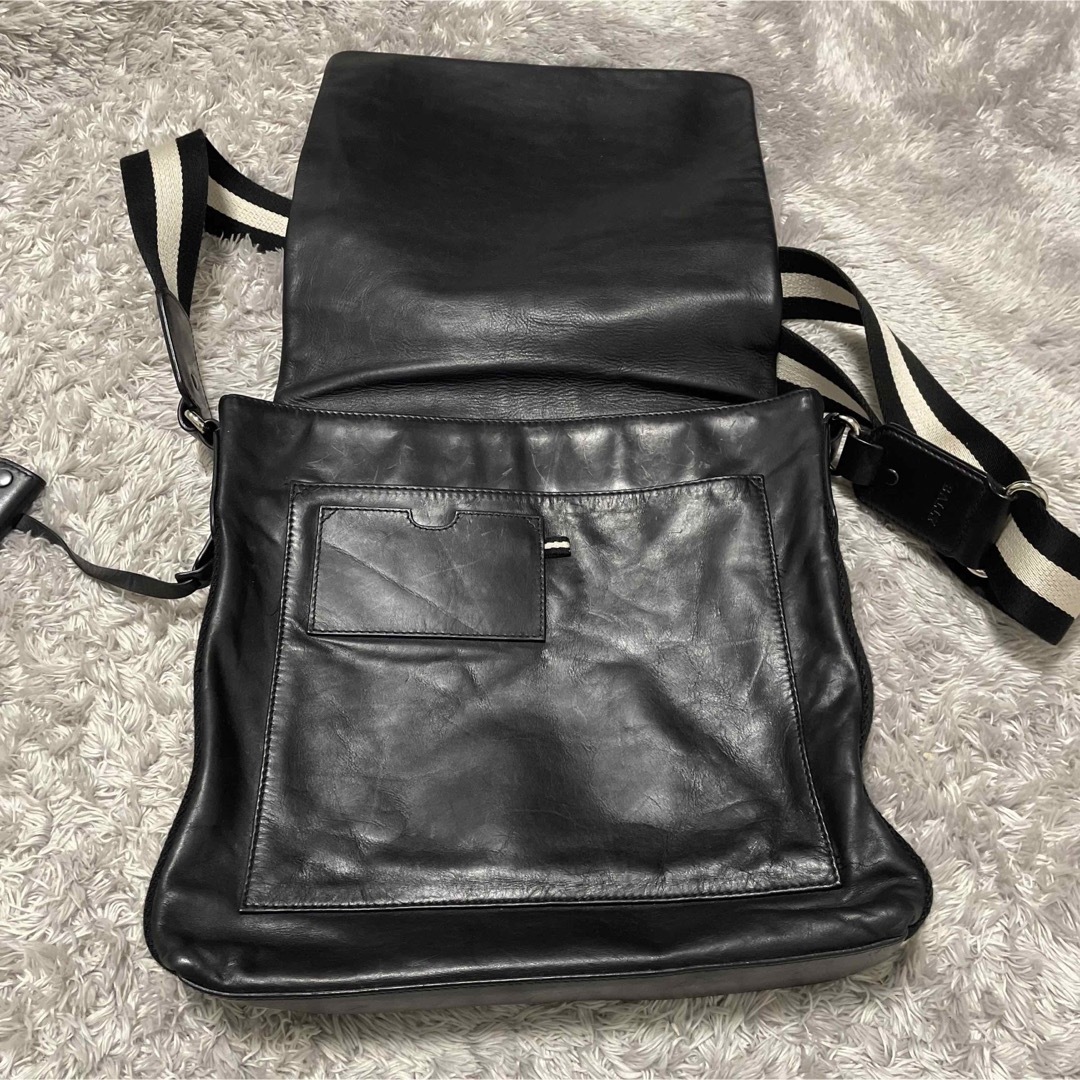 BALLY バッグ ショルダーバッグ 鞄 メンズ 男性 男性用レザー 本革 黒 2