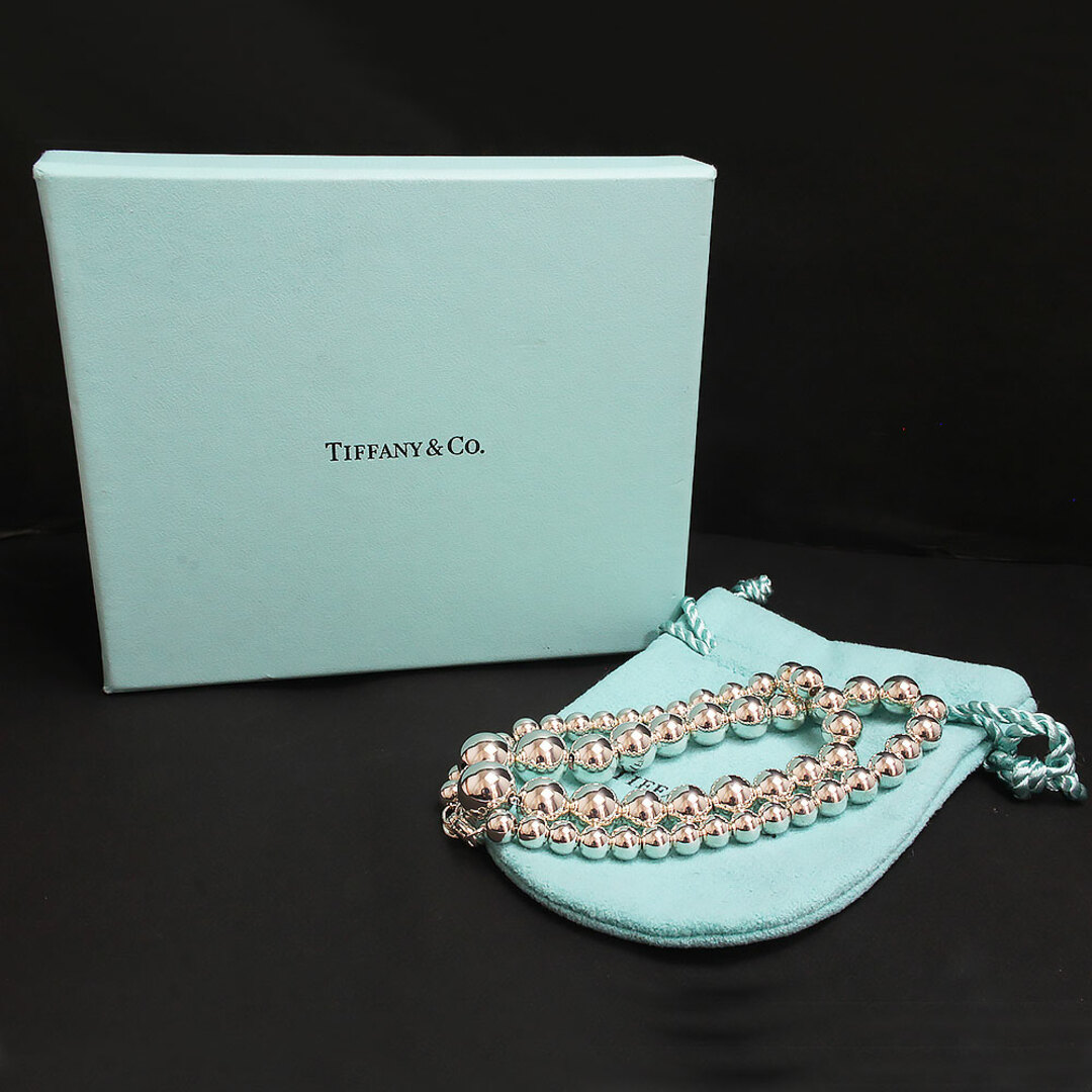 Tiffany ハードウェアボールネックレス美品