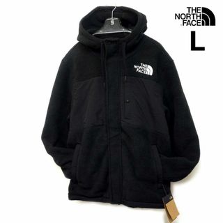 ザノースフェイス(THE NORTH FACE)のUS限定ノースフェイスフルジップ ボアフリースジャケットパーカー(L)ブラック(その他)