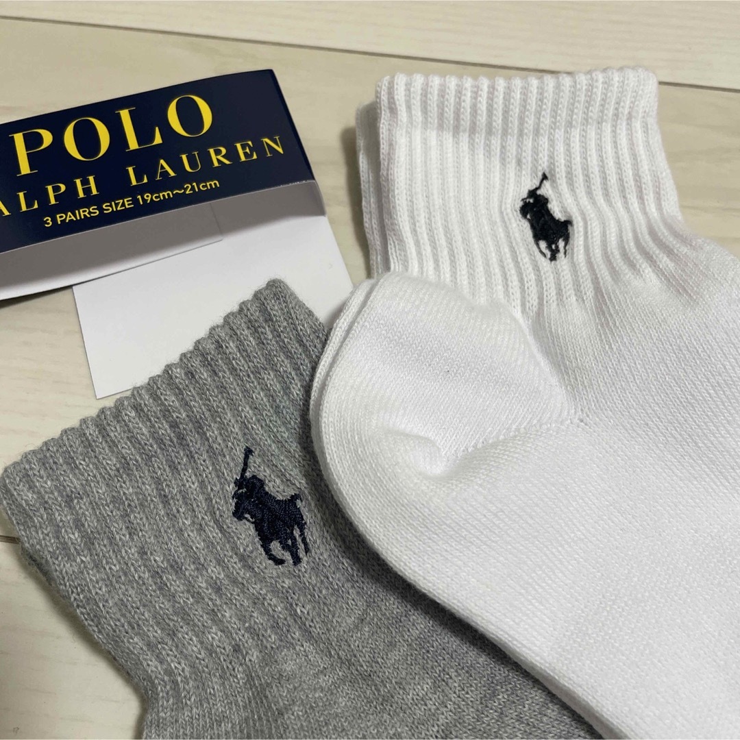 POLO RALPH LAUREN(ポロラルフローレン)の新品⭐︎ラルフ　靴下　セット キッズ/ベビー/マタニティのこども用ファッション小物(靴下/タイツ)の商品写真