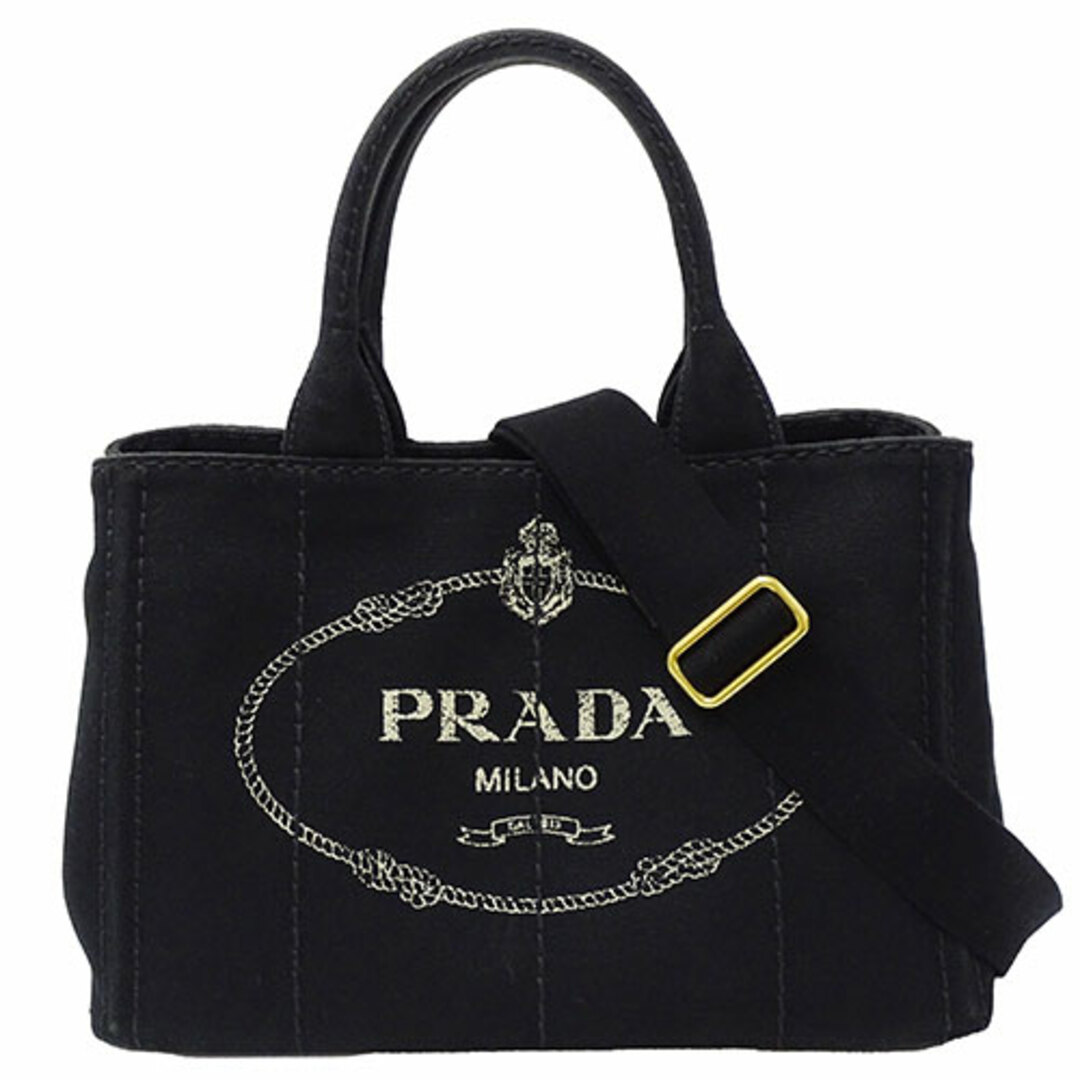 プラダ ハンドバッグ ショルダーバッグ カナパ  ブラック PRADA