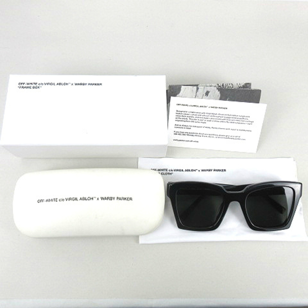 OFF WHITE WARBY PARKER LARGE SUNGLASSES 8