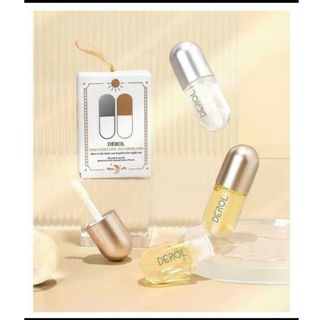 DEROLリッププランパー リップ美容液5.5ml 2本セット　昼夜用(リップケア/リップクリーム)