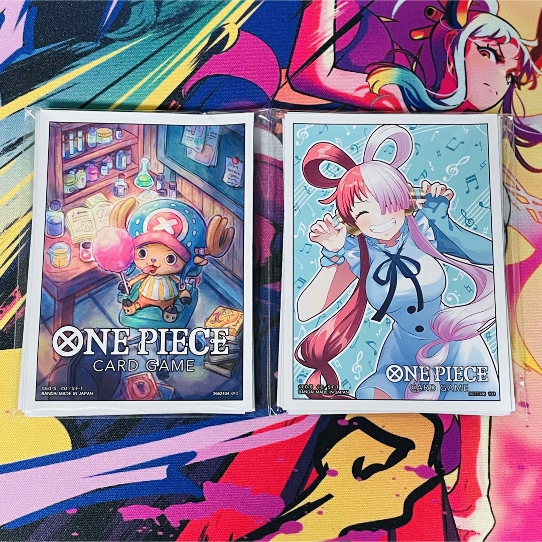 ONEPIECEカード　オフィシャルカードスリーブ チョッパー　ウタ　各10枚 | フリマアプリ ラクマ