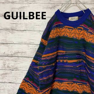 GUILBEE 3Dニットセーター 古着 お洒落 ユニセックス 菅田将暉(ニット/セーター)