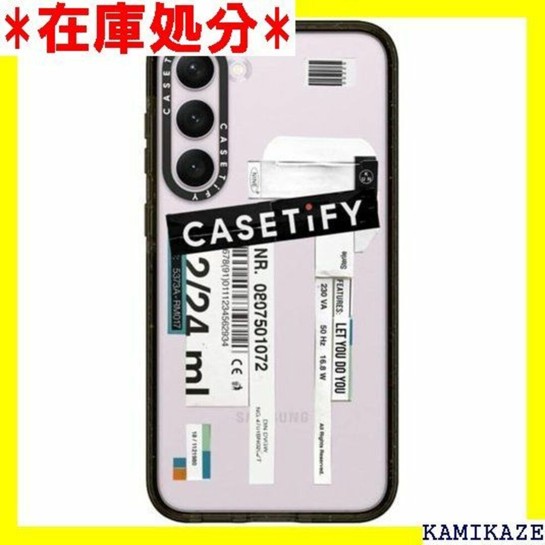 iPhoneケース☆送料無料 CASETiFY インパクトケース Samsu ブラック 8185