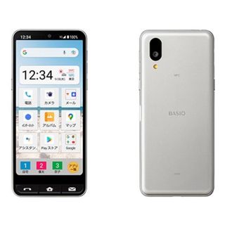 未使用品　BASIO active 01437顔指紋認証スマートフォン特徴