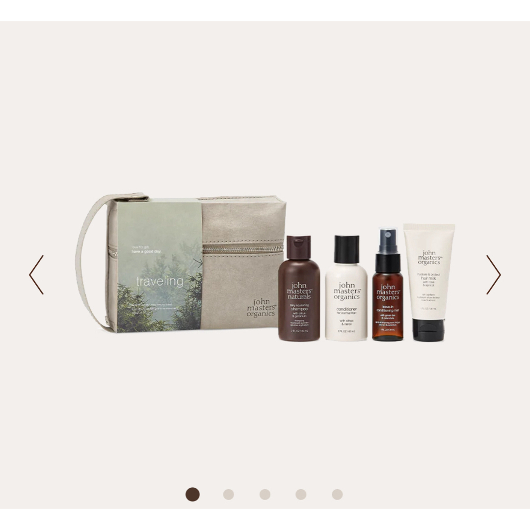 John Masters Organics(ジョンマスターオーガニック)のジョンマスターオーガニック トラベルセット　traveling＜ヘアケアギフト＞ コスメ/美容のヘアケア/スタイリング(ヘアケア)の商品写真