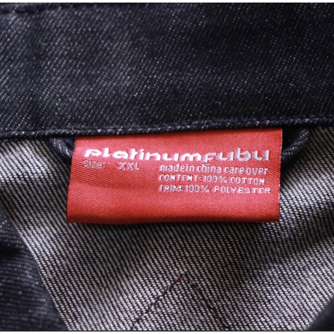 Leviplatinam FUBU スーパーオーバーサイズ デザインデニムジャケット