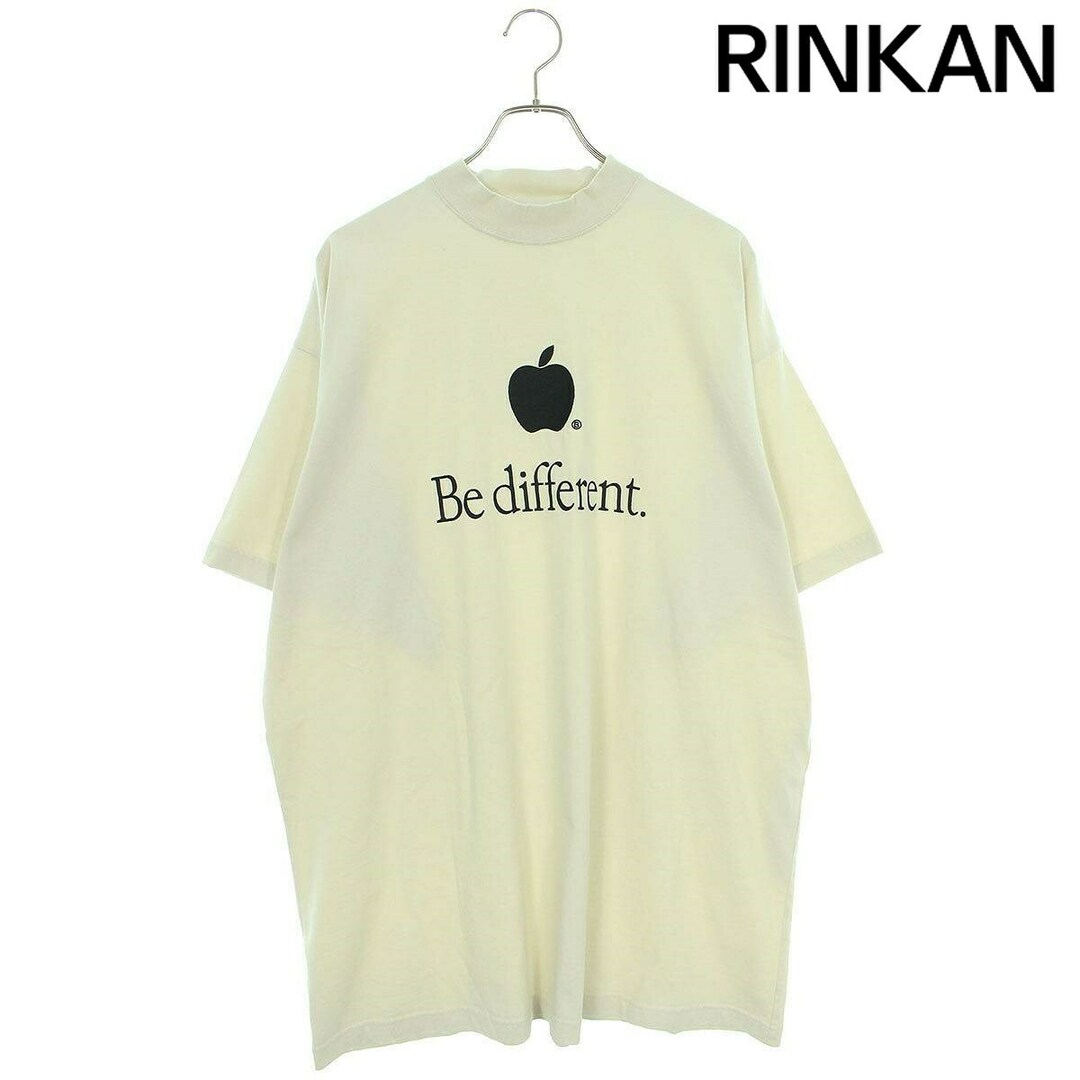 バレンシアガ  22AW  712398 TNVB3 Be different刺繍Tシャツ メンズ 2