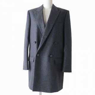 セリーヌ(celine)の極美品☆正規品 CELINE セリーヌ 19AW 2V509921C ピークドラペル ダブルブレストコート ウールコート 34 チャコールグレー イタリア製(その他)