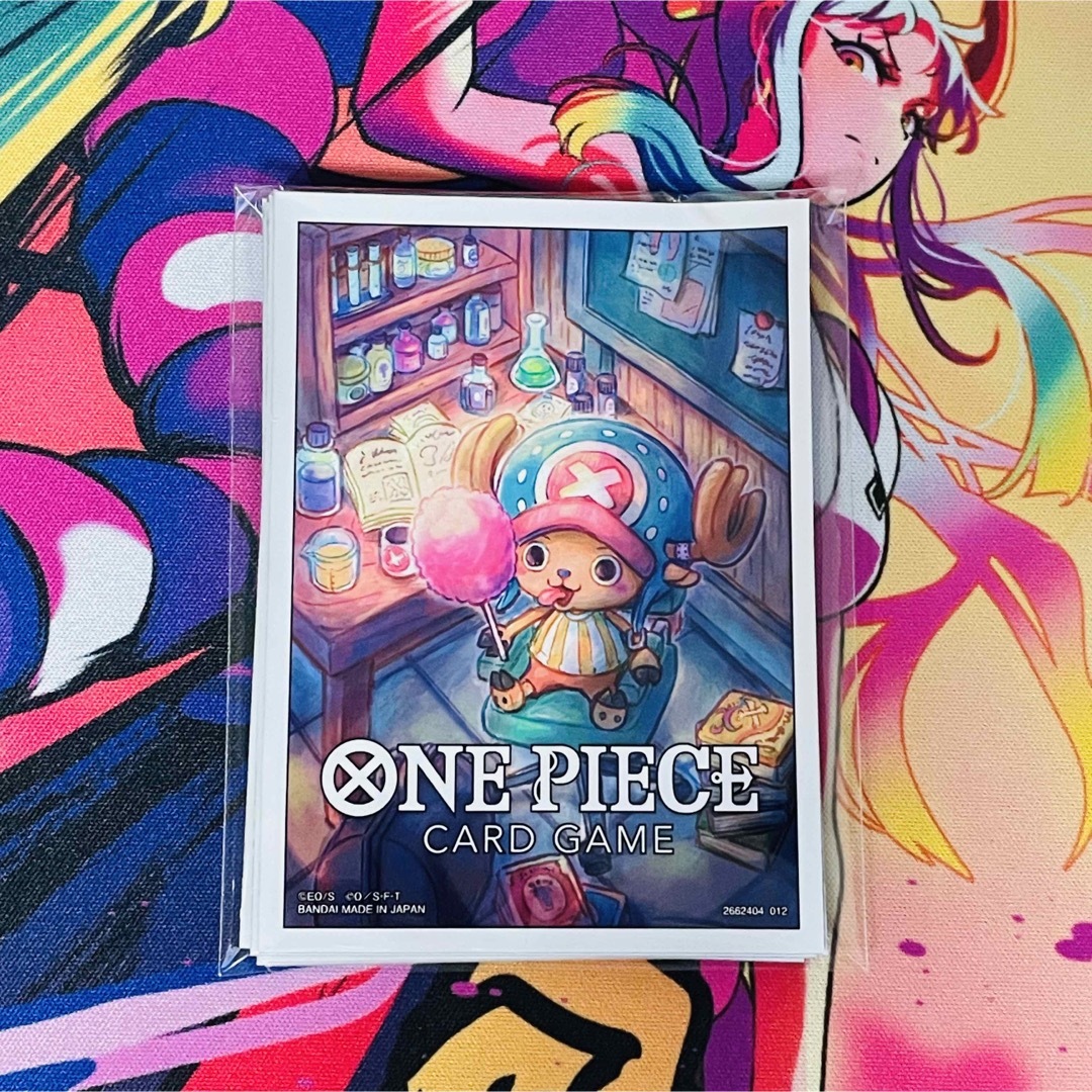 ONE PIECE(ワンピース)のONEPIECEカード　オフィシャルカードスリーブ2　チョッパー　10枚 エンタメ/ホビーのトレーディングカード(カードサプライ/アクセサリ)の商品写真