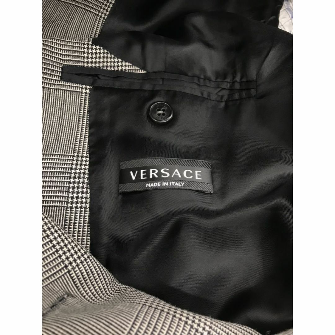 VERSACE - ヴェルサーチ☆ダブルブレストグランチェックジャケット