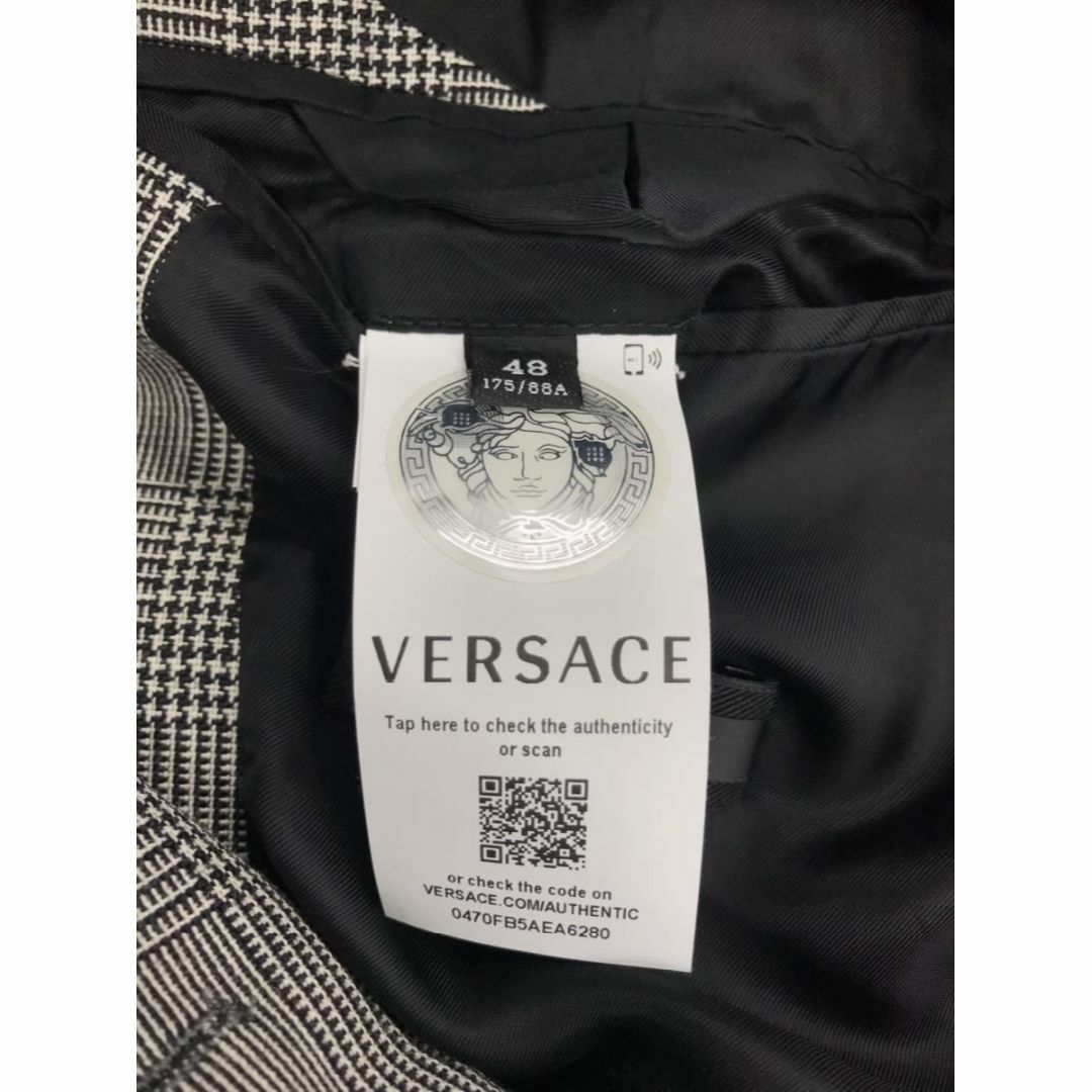 VERSACE - ヴェルサーチ☆ダブルブレストグランチェックジャケット