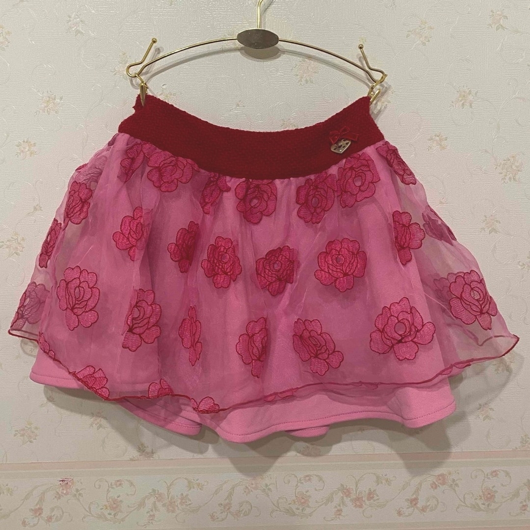 Miss Blumarine✩バラ柄レーススカート | フリマアプリ ラクマ