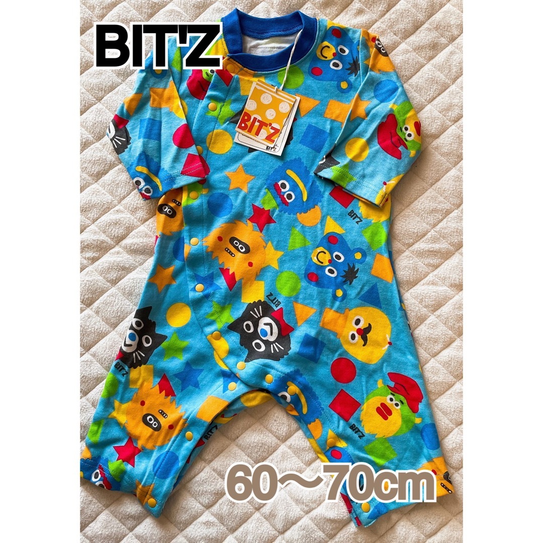 Bit'z(ビッツ)のBIT'Z 長袖ロンパース(60〜70cm) キッズ/ベビー/マタニティのベビー服(~85cm)(ロンパース)の商品写真