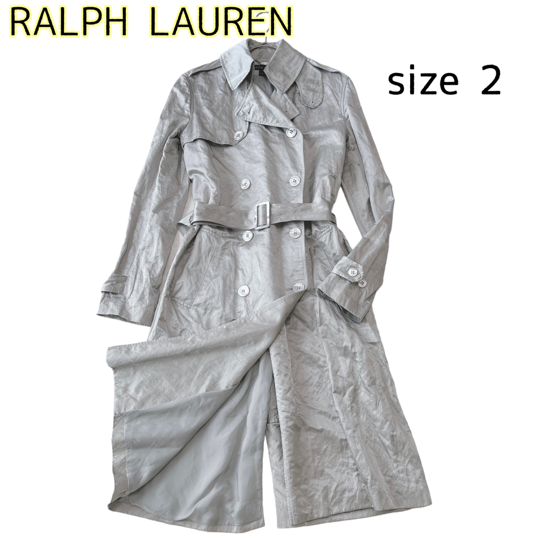 Ralph Lauren - 【レア】ラルフローレン ロングトレンチコート