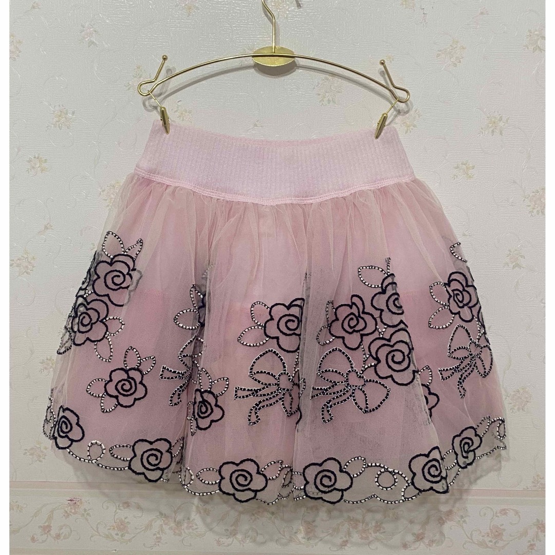 MONNALISA(モナリザ)の新品★MONNALISA★レースのスカート キッズ/ベビー/マタニティのキッズ服女の子用(90cm~)(スカート)の商品写真