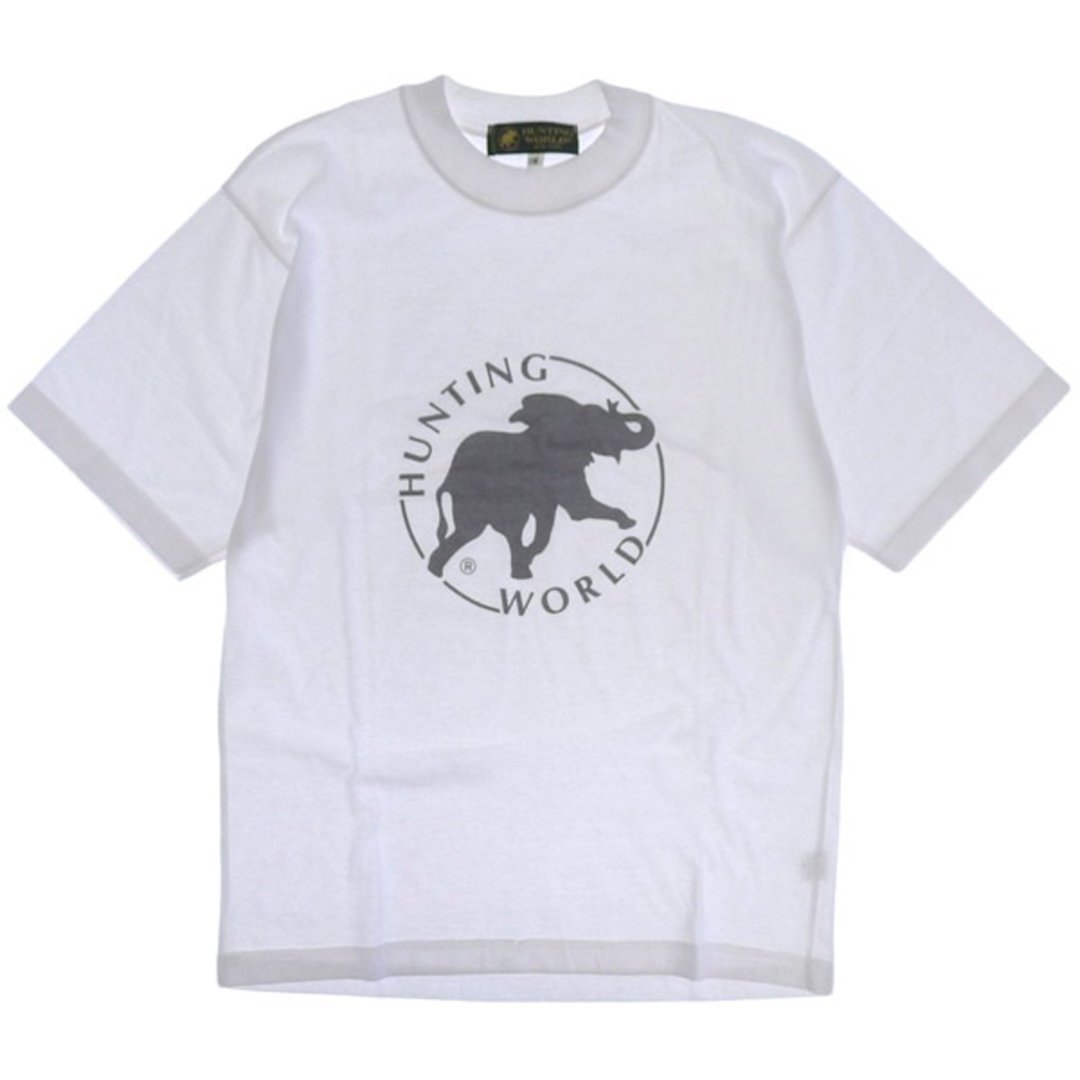 HUNTING WORLD ハンティングワールド コットン 半袖 Tシャツ #S - ホワイト gy