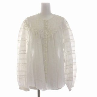 イザベルマラン(Isabel Marant)のイザベルマラン GREGORIA シルク＆レース トップス ブラウス 36 白(シャツ/ブラウス(長袖/七分))