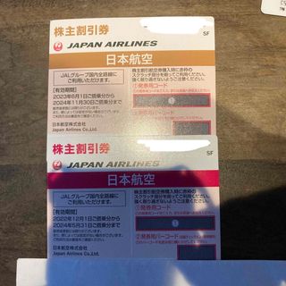 JAL 株主優待券2枚セット(航空券)